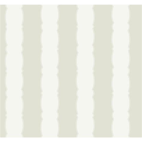 Scalloped Stripe Wallpaper Contemporary Wallpaper By York