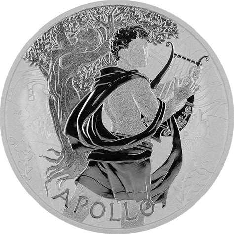 Tuvalu Olympische Götter 9 Ausgabe Apollo 2023 1 oz Silber 53 62