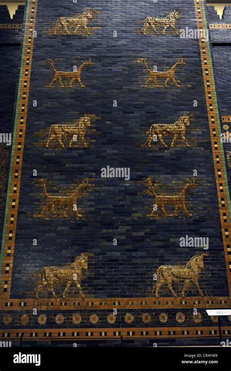 Mesopotamian Art Neo Babylonian Ishtar Gate Pergamon Museum Berlin