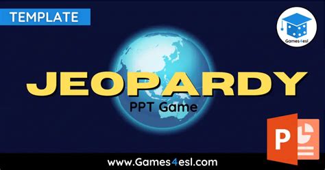 Jeopardy PowerPoint Game Template | Games4esl