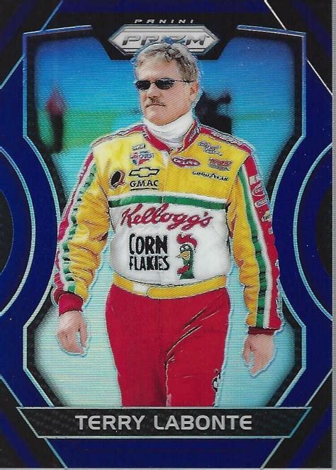 Terry Labonte Panini Prizm Prizm Blue Ebay