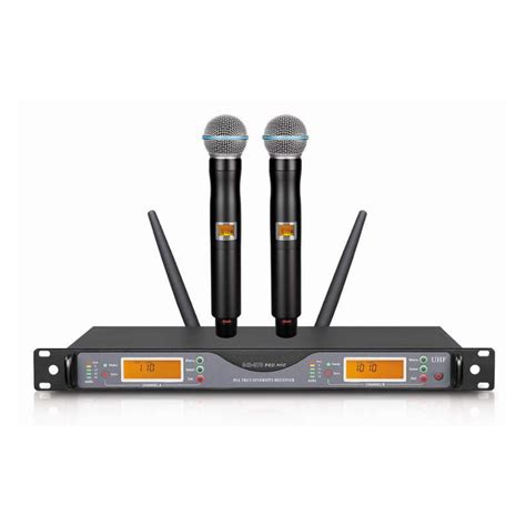 Wm Dual Channel Handheld Wireless System Features Efficient Rf