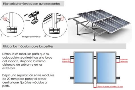 Estructura Inclinada De Aluminio Para Paneles Solares Tienda Online De Energía Solar Tienda