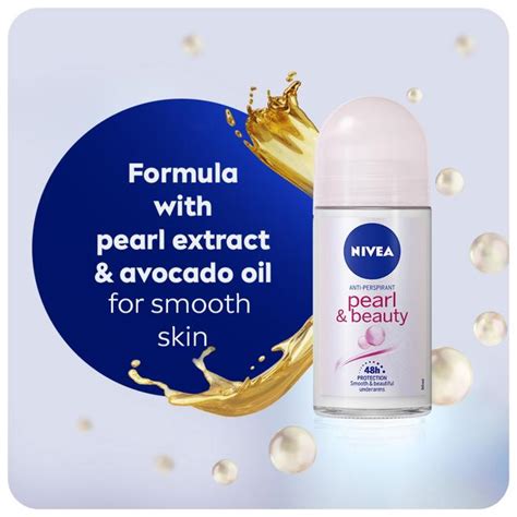 Nivea Pearl And Beauty Anti Perspirant Deodorant Roll On Ocado