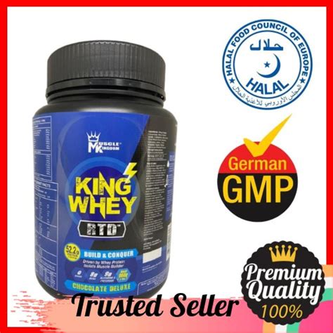 Best Buy Muscle Kingdom King Whey 900g Whey Protein Lean Muscle Halal