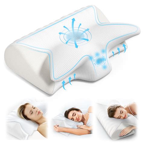Buy Cervical Neck Pillow for Pain , Adjustable Ergonomic Memory Foam