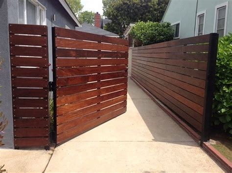 Image Result For Retractable Driveway Gate Wood Fence Design Patio