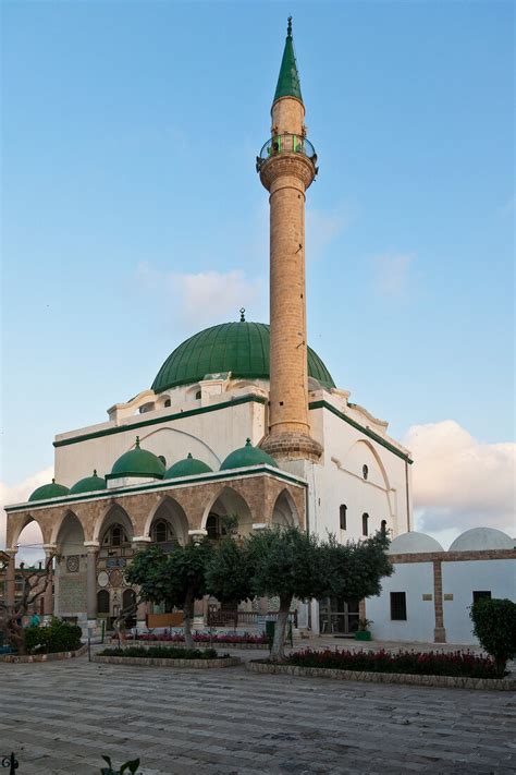 View Of Al Jazzar Mosque Galilee Acre License Image