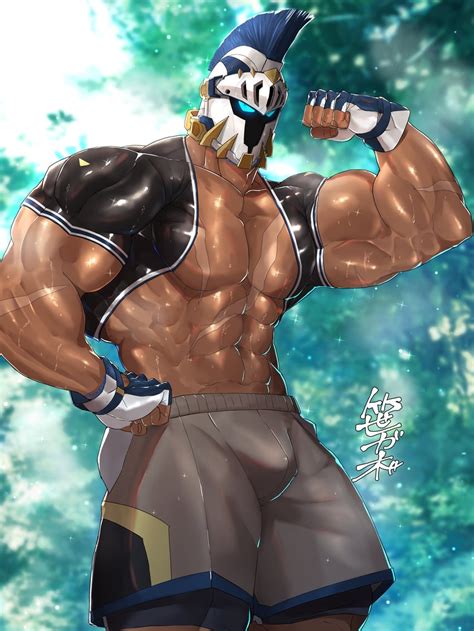 Rule 34 Another Eidos Of Dragon Vein R Bara Bulge Dyne Flexing Helmet Male Male Only Masked