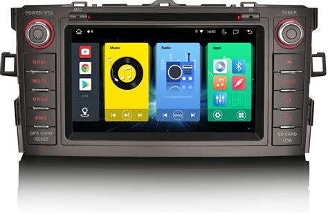 C Urs Android Autoradio St R O Gps Navigateur Pour Toyota Auris