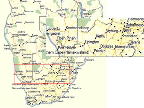 Northern Cape Province Map