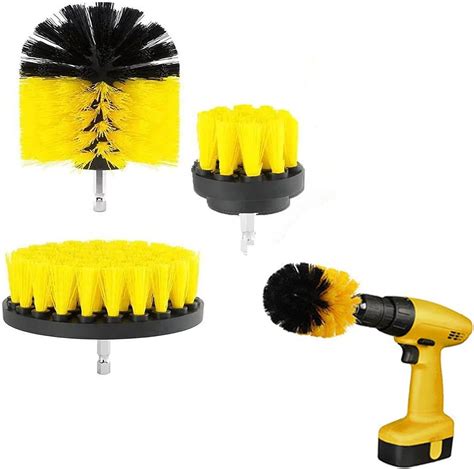 Yueming Pi Ces Attachement De Brosse De Perceuse Lectrique Brosse De