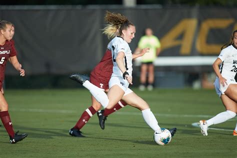 No 25 Wake Forest Women S Soccer Defeats UNCW 2 0