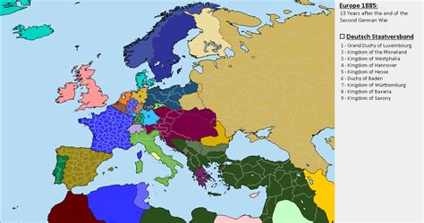 Map Of Europe 1885 | Real Map