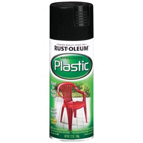 RUST-OLEUM Spray Paint in Gloss Black for Fiberglass, Plastic, Vinyl ...