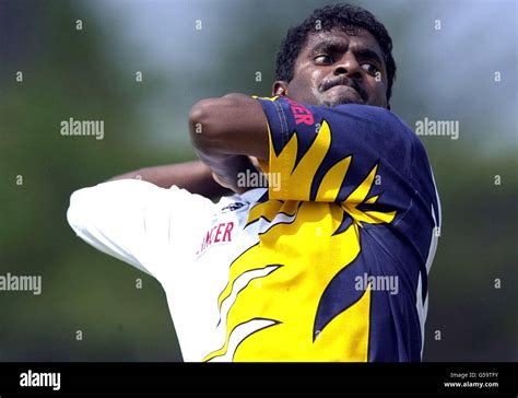 Sri Lanka spin bowler Muttiah Muralitharan in action during net ...