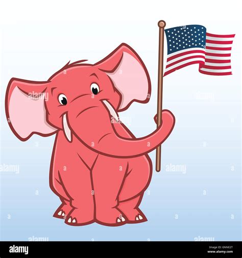 Republican Elephant Stock Vector Image & Art - Alamy