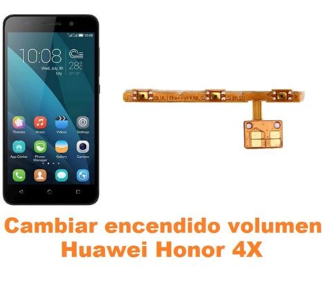 Cambiar Encendido y Volumen Huawei Honor 4X Reparación de Móvil