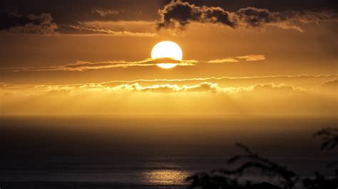 Hawaii Sunset Ocean Beach Sky [1920x1080] : r/wallpaper