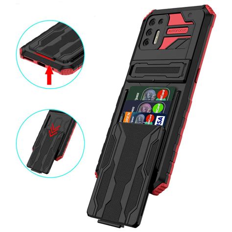 Capa Xiaomi T Pro Hybrid Armor Card Vermelho Copertini