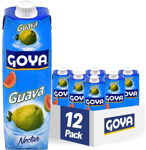 Goya Foods Guava Nectar 338 Fl Oz Pack Of 12 Grocery