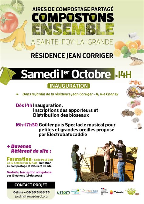 Inauguration D Un Nouveau Composteur Collectif Le 1er Octobre SAINTE