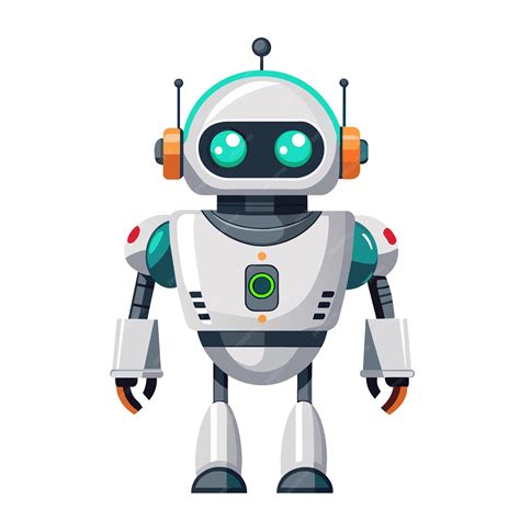 Роботы и чат-боты ИИ боты персонажи векторные мультфильмы векторные ...