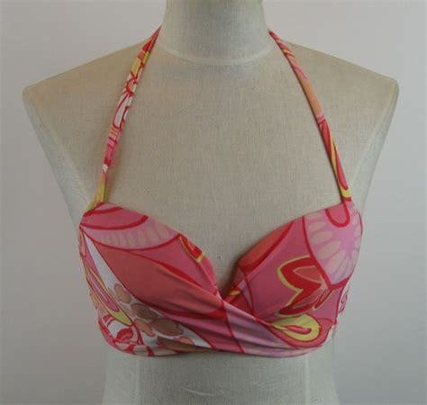 Aerie Womens Underwire Bikini Top 36D Pink Floral NWT EBay