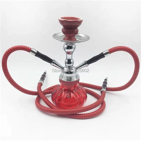 Pumpkin Pot Shape Glass Hookah Easy To Use Smoke A Water Pipe Narguile