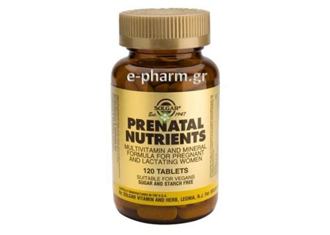 Solgar Prenatal Nutrients tabs 120s - e-pharm