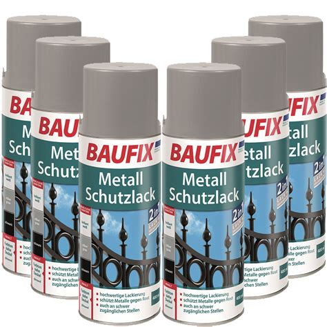 Metallschutzlack Spray Silbergrau Er Set Norma