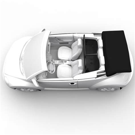 3d model volkswagen beetle convertible accessories