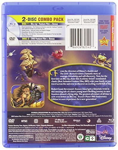 Treasure Planet 10th Anniversary Edition Blu Ray Dvd Best Deals And Price History At