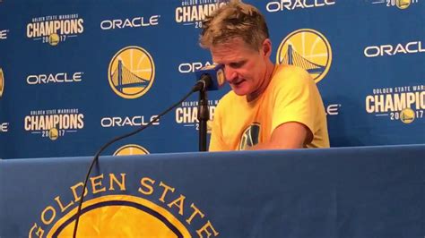 Steve Kerr On Steph Curry Theres No Way Hes Playing In The First Round Youtube