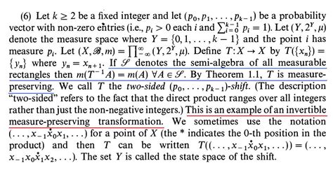 Proof Explanation Example 6 Section 11 Walters Ergodic Theory