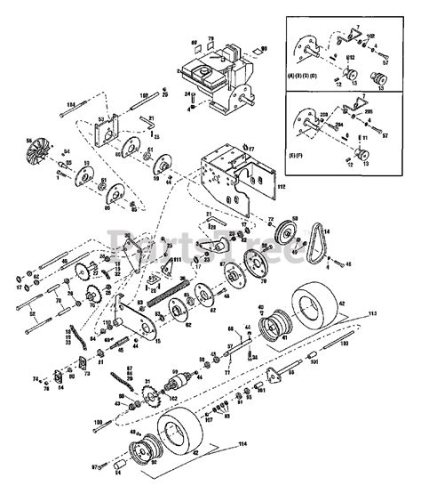 Troy Bilt 42012 Troy Bilt 26 Snow Thrower Sn 420120100101