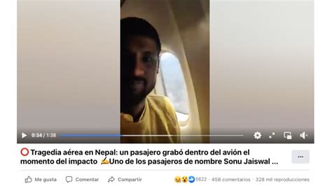 Es Verdadero Que Un Pasajero Grabó Dentro Del Avión El Momento De Un