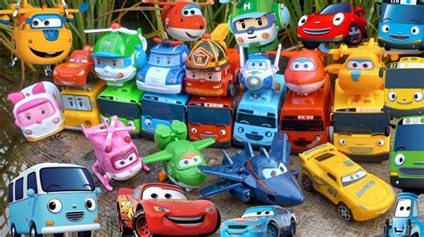 Mencari Tayo Bus Lani Gani Robocar Poli Lightning Mcqueen Super Wings