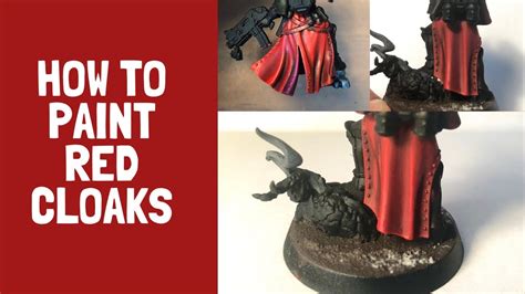 How To Paint Red Cloaks Miniature Painting Tutorial YouTube