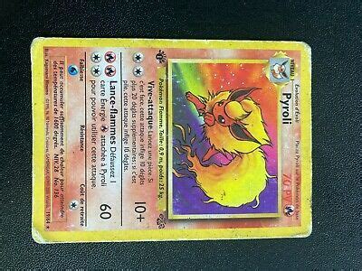 Ebay Carte Pok Mon Pyroli Edition Jungle Wizards Fr Tr S