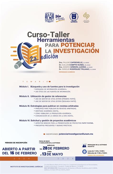 Doctorado Curso Taller Herramientas Para Potencias La Investigaci N