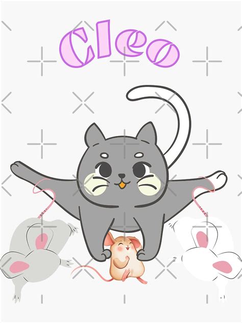 Cleo Sticker For Sale By Kumikati Redbubble