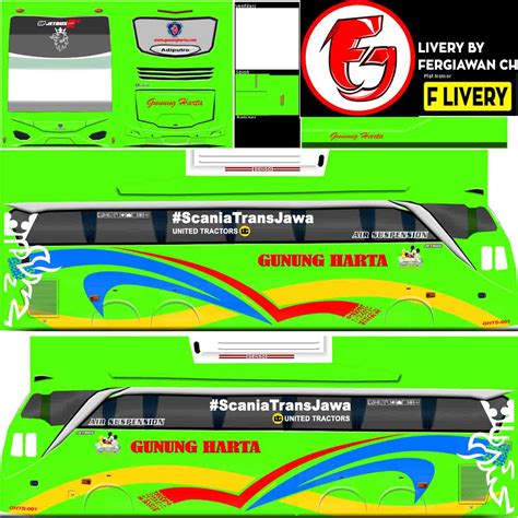 28 Livery Bussid Gunung Harta Daftar Lengkapnya Esportsku