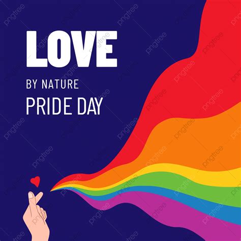 Cute Rainbow Pride Day Template Template Download On Pngtree