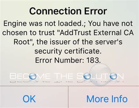 Fix Connection Error Engine Not Loaded 183 Citrix Receiver IOS