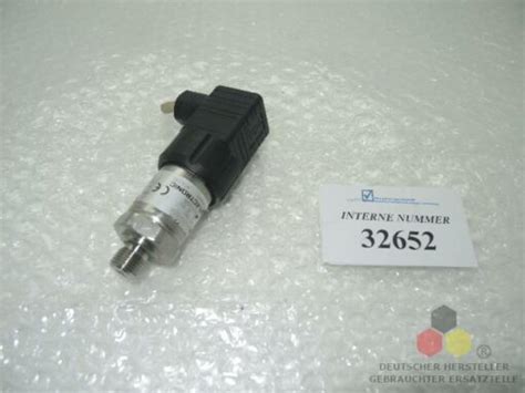 Pressure Transducer Hydac Electronic Type Hda B D