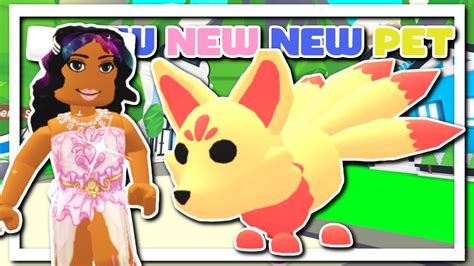 We Finally Got A New Pet In Adopt Me Kitsune Roblox Adopt Me Update