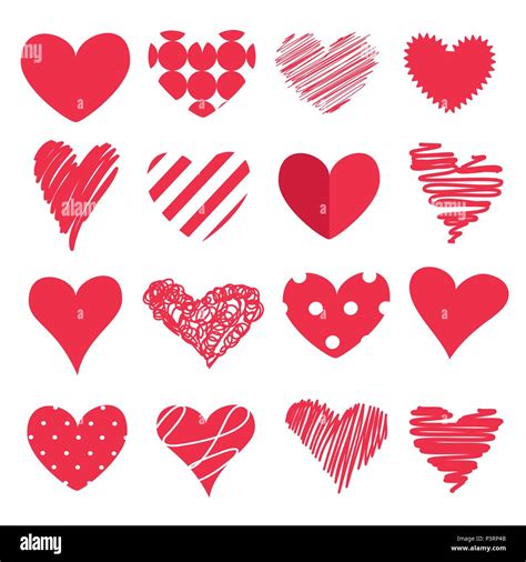 Valentinstag Clipart Set Stock Vektorgrafiken Kaufen Alamy