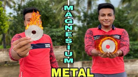 Magnesium Metal Burning Amazing Experiment Experimentkapagalpanti1600 Youtube