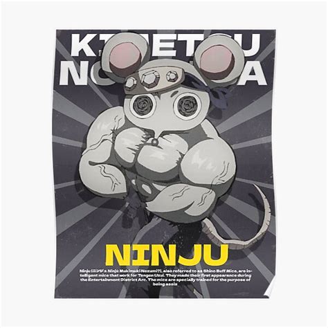 Ninju Mice Demon Slayer Kimetsu No Yaiba Poster For Sale By B Love